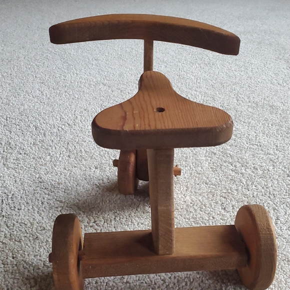 Handmade Wooden Tricycle - Picture 4 of 9